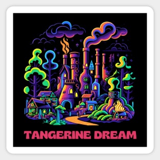 ≈ Tangerine Dream Retro Fan Design ≈ Sticker